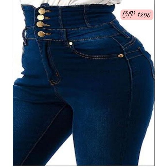Size 0, Flared jeans for women, stretch, curvy, push up, butt lift. CTP 1206 - Picture 5 of 5